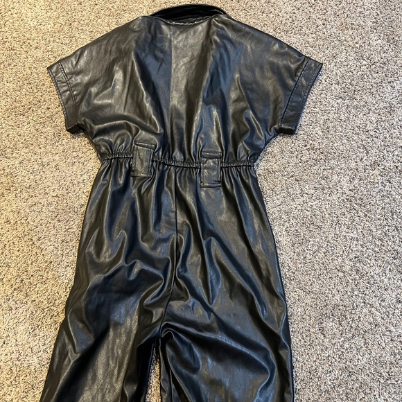 Bardot belted vegan leather pantsuit - Picture 7 of 8